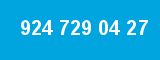 924 729 04 27 924 729 04 27
